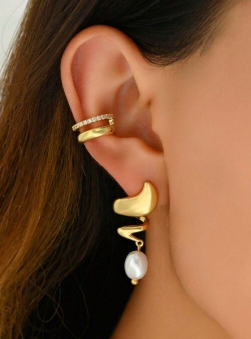 Pearl Drop Earrings Set